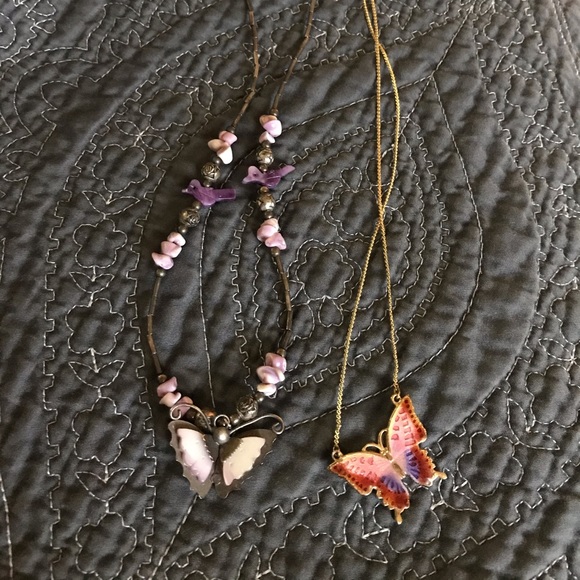 Butterfly Necklaces - Picture 1 of 4